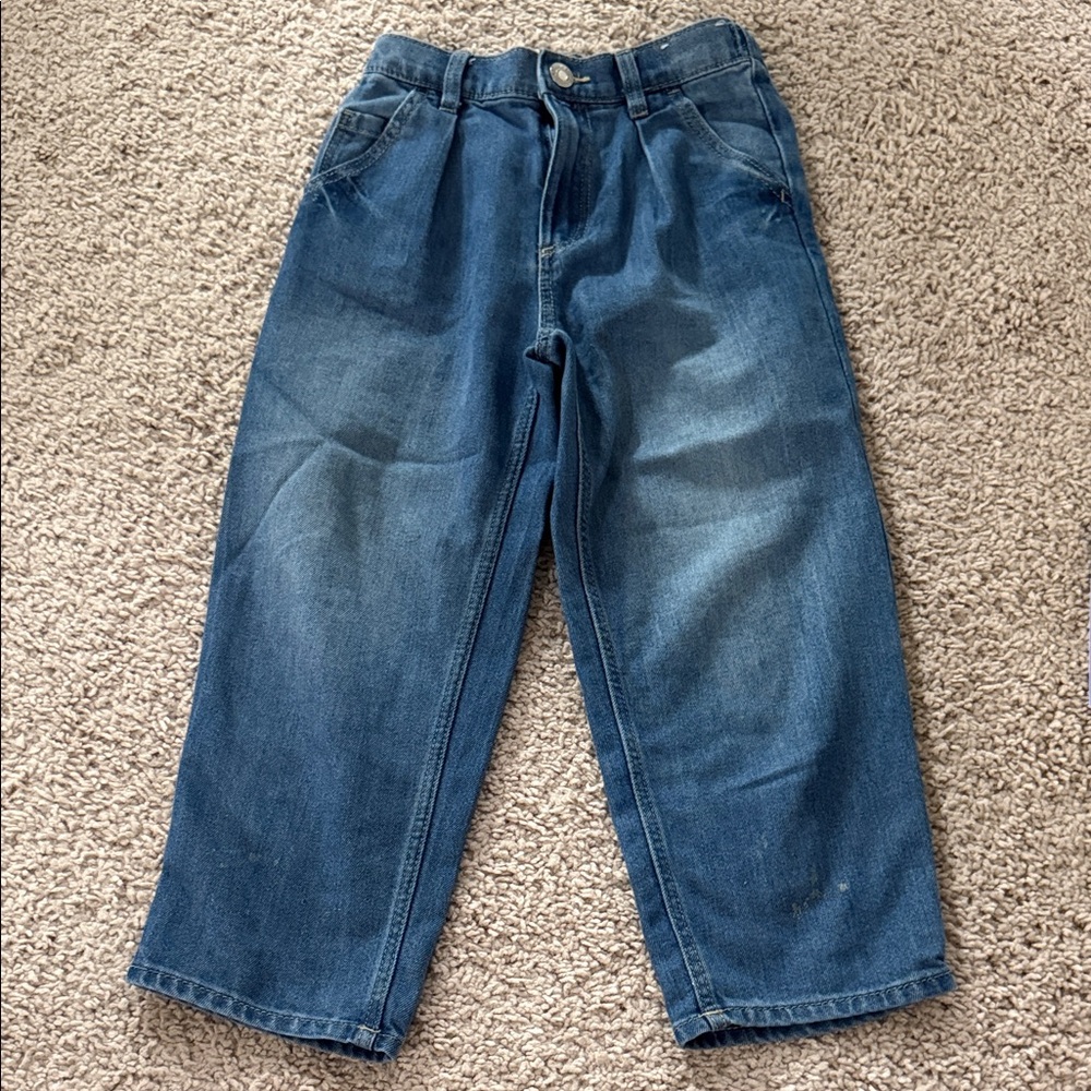 Girls H&M Light Blue Loose Fit Jeans